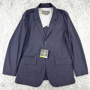 Eddie Bauer Voyager 2‎ Blazer Jacket Men's 50 Navy NWT Travex Performance